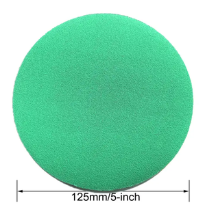 Herramientas abrasivas de nueva tendencia, hoja de papel de lija de película verde de 6 pulgadas, disco de lijado de gancho y bucle, disco de Velcro para pulir automóviles - Product Image 3