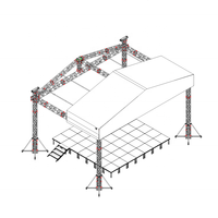 Système d'équipement de scène de qualité supérieure, structure de scène en aluminium à soudure lisse, plateforme de scène résistante à l'usure, équipement de scène professionnel