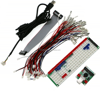 Placa Codificadora de Teclado USB con Cable, Placa de Control de Botones de Arcade de Retardo Cero, Hecha de Plástico para Conexión a TV Box