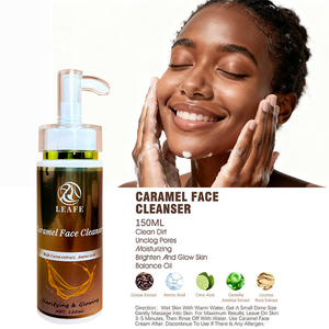 Perawatan Kulit Glowing untuk Wanita Kulit Hitam Produk Perawatan Kulit Organik Set Perawatan Kulit Karamel Kakao Alami Hidrasi Label Pribadi (Baru) - Product Image 4