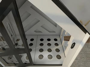 Grande caisse pour chien Meubles de luxe pour chenil pour chien Maison intérieure en bois pour chien - Product Image 3