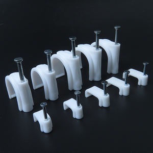 Câble d'agrafe de Pipeline en forme de U carré/<span class=keywords><strong>grillage</strong></span> en acier circulaire de clou matériel en Nylon Durable <span class=keywords><strong>pour</strong></span> la fixation de clou de selle de ciment - Product Image 5