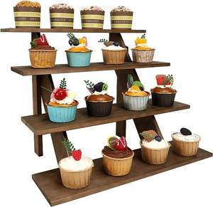 Présentoirs de rangement pour cupcakes multifonctionnels et écologiques à 4 niveaux, design flexible, pour la vente en gros - Product Image 1