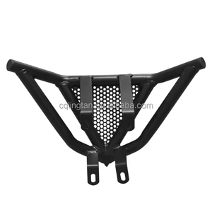 Accesorios para ATV Lingtan, Barra de Agarre Delantera Negra para Parachoques, Parachoques para Yamaha <span class=keywords><strong>Raptor</strong></span> 700R 700 22-25, Protector de Parachoques Delantero de Aluminio - Product Image 4