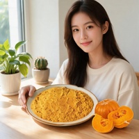 Natuurlijk voedingsmiddelkwaliteit pompoensap poeder, kruidenextract, rijk aan vitamine C, 100% puur plantaardig materiaal voor voedselproductie, fles