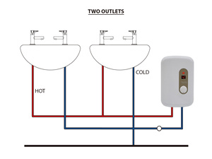 Calentador de Agua Eléctrico Instantáneo sin Tanque de 6.6KW con Control de Perilla, Estilo Coreano Popular, Calentamiento Rápido para Baño y Ducha - Product Image 5