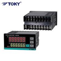 Compteur de bobines à induction automatique à double ligne à 6 chiffres avec écran LCD de haute qualité TOKY