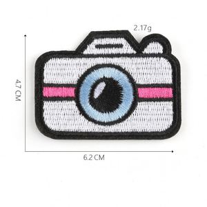 Retro Style Iron on Camera Embroidery Patch for Garment Decoration - Product Image 6