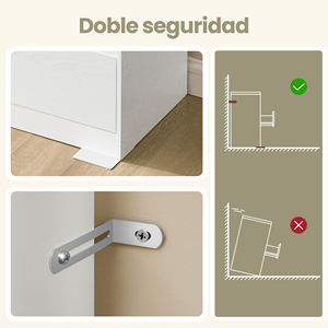 Armoire de rangement sur pied VASAGLE pour chambre à coucher Moderne et bon marché <span class=keywords><strong>8</strong></span> <span class=keywords><strong>tiroirs</strong></span> <span class=keywords><strong>Commode</strong></span> nordique - Product Image 5