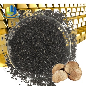 Lvyuan than hoạt tính lưới 6x12 iốt min 1200 vỏ dừa than hoạt tính được sử dụng để thu hồi Vàng - Product Image 2