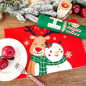 Set <span class=keywords><strong>de</strong></span> <span class=keywords><strong>Table</strong></span> joyeux noël décorations <span class=keywords><strong>de</strong></span> noël vaisselle tapis <span class=keywords><strong>de</strong></span> <span class=keywords><strong>Table</strong></span> serviettes <span class=keywords><strong>de</strong></span> <span class=keywords><strong>Table</strong></span> nappe <span class=keywords><strong>de</strong></span> noël <span class=keywords><strong>Table</strong></span> à manger décoration <span class=keywords><strong>de</strong></span> la maison SD2515 - Product Image 4