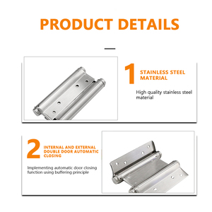 บานพับประตูสเตนเลสอโนไดซ์ดีไซน์ทันสมัยผู้ผลิตประกันการค้าจีน - Product Image 4