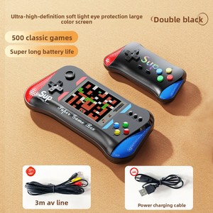 <span class=keywords><strong>Consola</strong></span> de Juegos Portátil, Nueva <span class=keywords><strong>Sup</strong></span> <span class=keywords><strong>Retro</strong></span>, Máquina de Juegos Antigua, Juguete Infantil, Clásico Nostálgico, <span class=keywords><strong>Mini</strong></span> X7M 500 en 1, Sistema Operativo de Juegos - Product Image 4