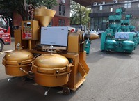 Presse à huile avec filtre YZLXQ140 – Presse à vis commerciale à froid et à chaud pour noyaux de palme africains