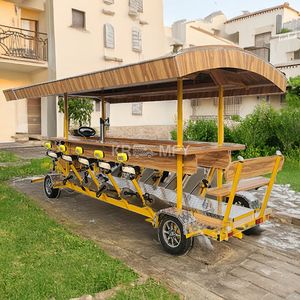 Vélo pub pour adultes, vélo à pédales pour mariage, bar à pédales, loisirs, tourisme, vente de vélos tandem pour entreprises - Product Image 2