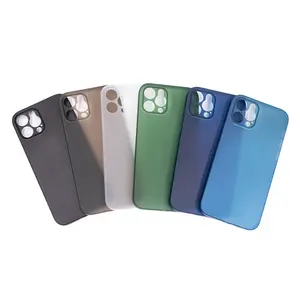 טהור צבע 0.35mm סתיו הגנה מתכלה PP אקו פלסטיק טלפון מקרה עבור iPhone 6 בתוספת 11 12 13 פרו/פרו מקס מיני X/XS/XS מקסימום