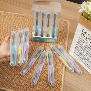 Ensemble de brosses à dents pour adultes de haute qualité, nouveau design, 12 pièces, poils doux, colorées, pas chères - Product Image 2