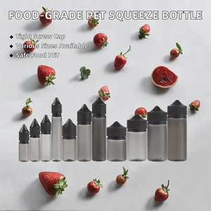 Black PET <b>Squeeze</b> Dropper <b>Bottle</b> 10ml 15ml 30ml 50ml 60ml 100ml 120ml Cosmetic Liquid Packaging/ - Product Image 2