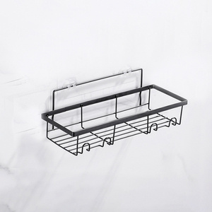 Paquete de 4 esquinas sin perforación de acero inoxidable a prueba de herrumbre montado en la pared interior colgante <span class=keywords><strong>ducha</strong></span> Caddy baño organizador estantes almacenamiento - Product Image 6