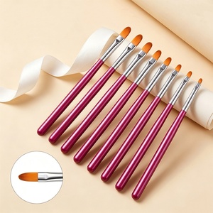 Juego <span class=keywords><strong>de</strong></span> 8 Pinceles <span class=keywords><strong>de</strong></span> Gel UV <span class=keywords><strong>para</strong></span> <span class=keywords><strong>Uñas</strong></span> con Cabeza Redonda, Mango <span class=keywords><strong>de</strong></span> Plástico, Pelo <span class=keywords><strong>de</strong></span> Nailon, <span class=keywords><strong>Kit</strong></span> <span class=keywords><strong>de</strong></span> Pinceles <span class=keywords><strong>para</strong></span> Pintura Acrílica, <span class=keywords><strong>para</strong></span> Manicura y Diseño <span class=keywords><strong>de</strong></span> Arte <span class=keywords><strong>de</strong></span> <span class=keywords><strong>Uñas</strong></span> - Product Image 2