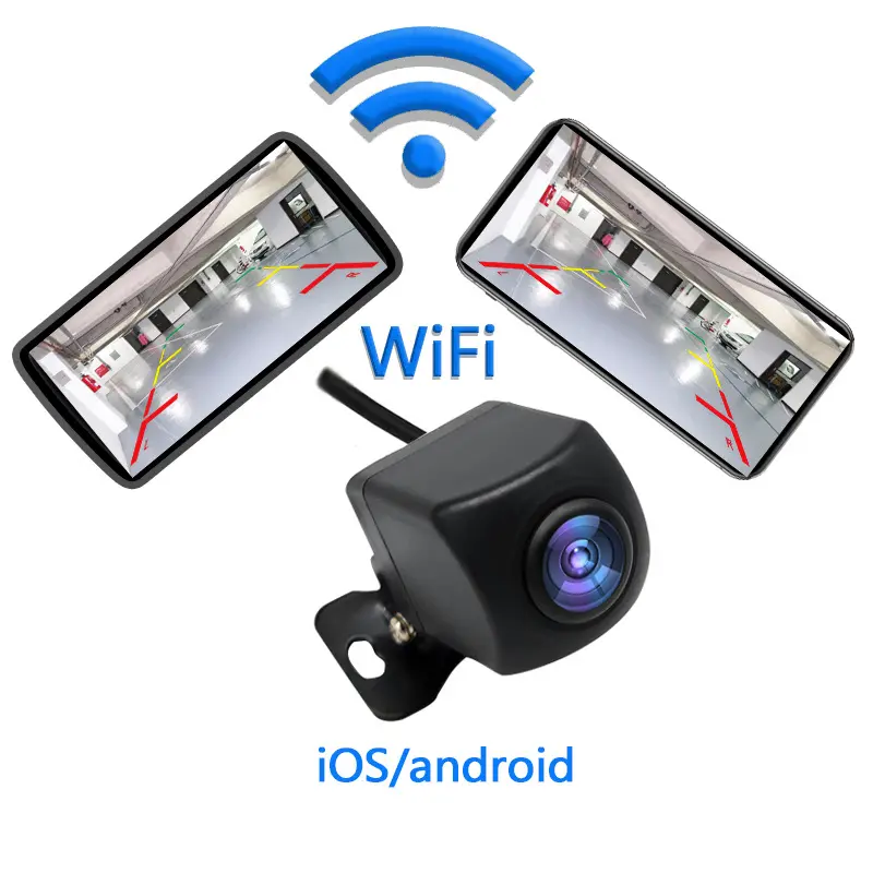 Car Backup Camera WiFi Wireless HD 1080P Rear View Camera Waterproof Reverse Auto Back Up Car Camera For IOS And Android