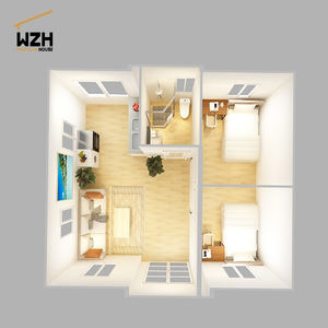 منازل مسبقة الصنع بطول 20 قدمًا قابلة للتمديد، منزل جاهز من الصلب، منزل نمطي صغير - Product Image 2