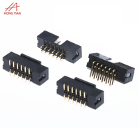Harga pabrik 2.54mm 1.27mm Pitch 2mm 2x10pin 20pin 44pin lurus Smt pria konektor 16pin IDC kotak soket Header