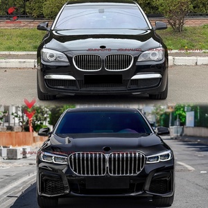 Kit carrosserie de conversion pour BMW F02 730 : pare-chocs avant et arrière, phares, capot, style M760, pour Série 7 F01 740 Facelift 2009-2014, <span class=keywords><strong>2022</strong></span> - Product Image 2