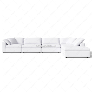Ferly Contemporary Modular sofa-Chaise cắt thiết kế hiện đại bền với khung gỗ sồi cho phòng khách - Product Image 6