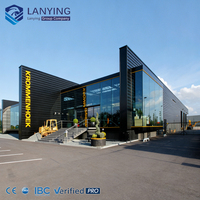 Material de Panel Sándwich para Construcción Metálica, Estructura de Acero para Talleres, Edificios de Oficinas