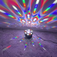 Projecteur LED professionnel à télécommande 6 bras, RVBW 4-en-1, effet œil d'abeille, faisceau laser, stroboscope, bande LED DMX512 pour scène DJ et discothèque