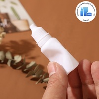 Flacon compte-gouttes en plastique PE pour pigments cosmétiques, capacité 5ml-100ml, sérigraphie, MOQ 100 pièces