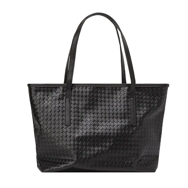 Big Bag Women's 2022 New Trendy High Capacity Tote Shopping Big Bag Weaving Commute One Shoulder Underarm Bag