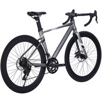 Sepeda Balap Kota Hard Frame High Carbon Steel L-TWOO 27-Speed dengan Garpu Baja, Suspensi, Rem Cakram Hidrolik untuk Remaja