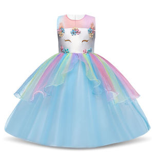 Hot Sale Girls <b>Dress</b> Elegant New Year Princess Children Banquet Wedding Girl Birthday <b>Dress</b> Skirt - Product Image 3