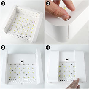 Neue klappbare <span class=keywords><strong>UV</strong></span>-<span class=keywords><strong>LED</strong></span>-Nagel lampe 72 <span class=keywords><strong>LED</strong></span>-Perlen Handa uflage Multifunktion ale schnell trocknende <span class=keywords><strong>UV</strong></span>-Nagel lampe - Product Image 4