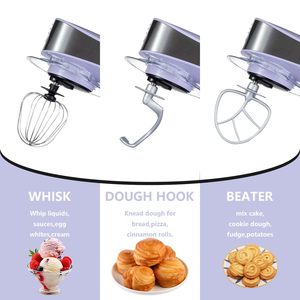 Robot pâtissier multifonctionnel 3-en-1 de 5 L pour la maison, personnalisable, pour gâteaux, pains et pâtes - Product Image 4