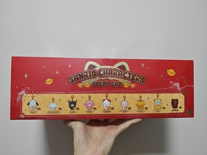 <span class=keywords><strong>Serie</strong></span> Originale di Peluche Portachiavi Sanrio con Personaggi Lucky Cat, Blind Box con Figure in Vinile Pop Anime Cartoon - Product Image 2