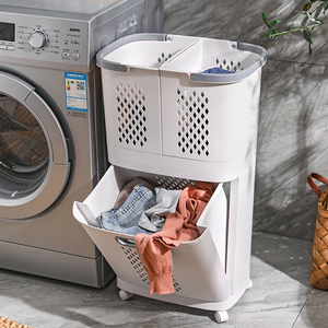 Cesto para Ropa Sucia Xingyou con Cajón, Organizador de Almacenamiento de Ropa Grande para Baño - Product Image 1