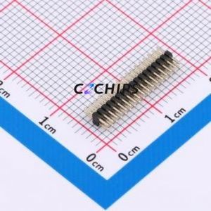 A100UP-ZS17P Pin Header Through hole Component (THT),P=1mm Connector ( Pin Structure: 2x17P )( Pitch: 1mm )( Row Spacing: 1mm ) - Product Image 1