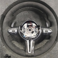 Volant sport pour M Sport F-Chassis en carbone rouge compatible avec F80 F82 F87 F12 F13 F86 F33 M2 M3 M4 M5 M6 F85 Série 3