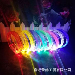 Pulsera de Burbujas Acrílicas LED Intermitente Ecológica y Moderna, Recuerdos de Fiesta Personalizados con Luz - Product Image 3