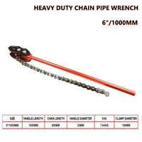 Clé pour chaîne à huile, outils de Construction d'usine OEM, outil de plomberie, clé pour tuyau, robuste, ajustable