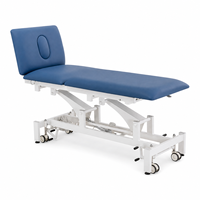 Table de thérapie clinique pour lit médical, avec cache-visage amovible, revêtement durable et base à roulettes mobiles