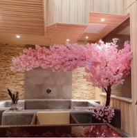 Set Pohon Sakura Buatan Tahan UV - Pilihan Ukuran Beragam untuk Dekorasi Dalam/Luar Ruangan