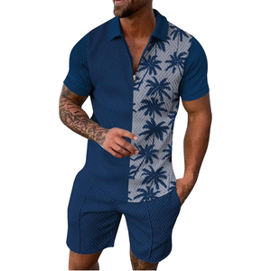 กางเกงขาสั้นสำหรับผู้ชายดีไซน์ตามสั่งชุดเสื้อผ้าลำลองพิมพ์โลโก้แบบซับลิเมชันฤดูร้อนดีไซน์แบบสั้น - Product Image 1