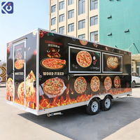 Remorque alimentaire, cuisine mobile, remorque boulangerie, remorque de concession, camion de café mobile, entièrement équipée, nouveau design commercial