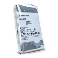 HDD per Sorveglianza Aziendale da 24TB HC580 WUH722424ALE604, Disco Rigido Interno SATA da 3,5 Pollici per Server