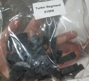 Broca de carburo de acero de 10mm con segmento de diamante en forma Turbo para perforación de hormigón y mampostería para creación de agujeros - Product Image 6