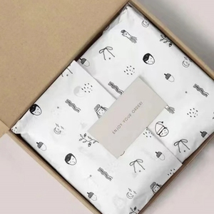Customised Logo White Black Wrapping Gift Silk Tissue <strong>Paper</strong> for Clothes Packaging - Product Image 2